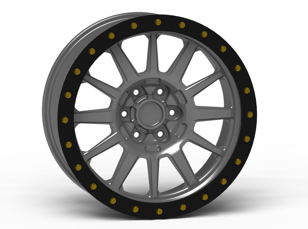  Simulated Beadlock Wheel 20x9.0" 5 & 6 Lug - Standard Ring