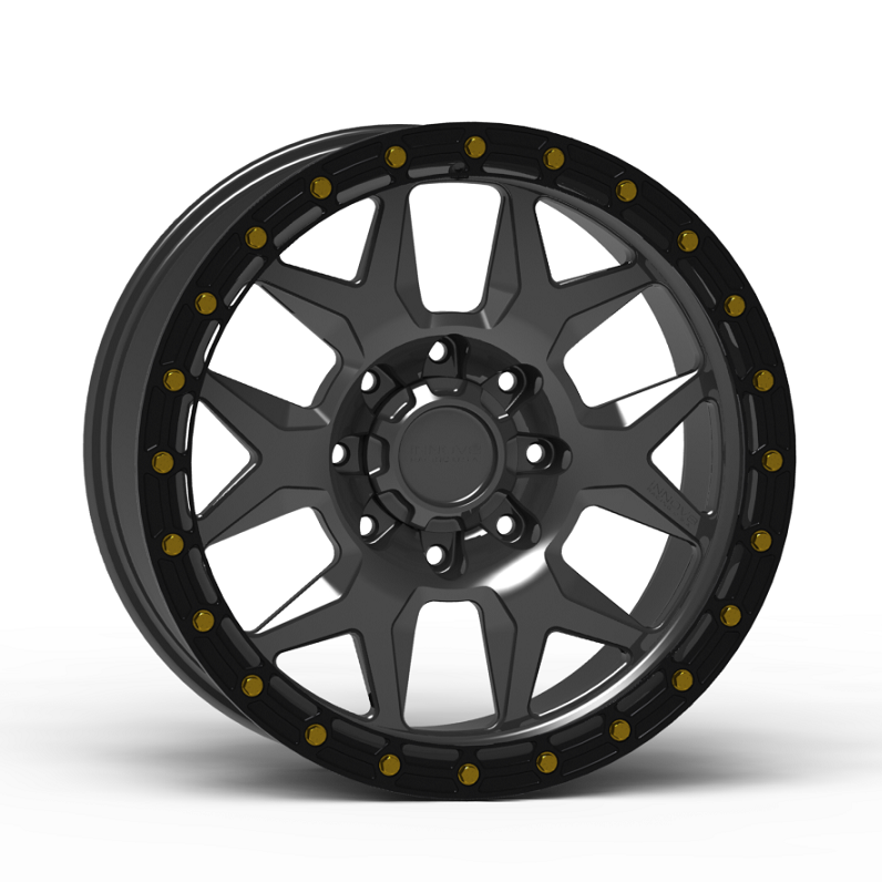 G700 Simulated Beadlock Wheel 20x10.0" 8 Lug - Standard Ring