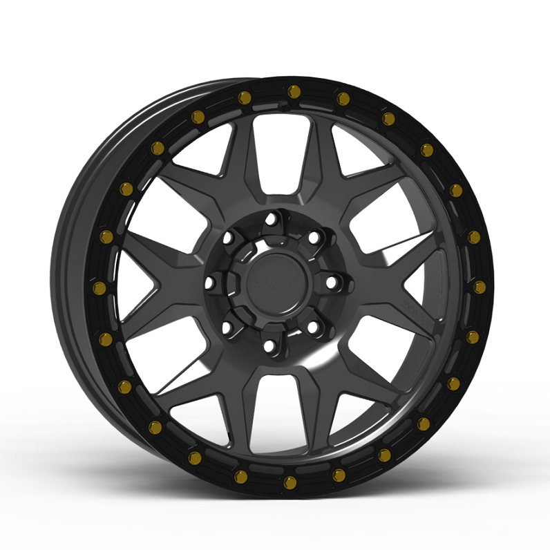 G700 Simulated Beadlock Wheel 20x10.0" 8 Lug - TechLite Ring