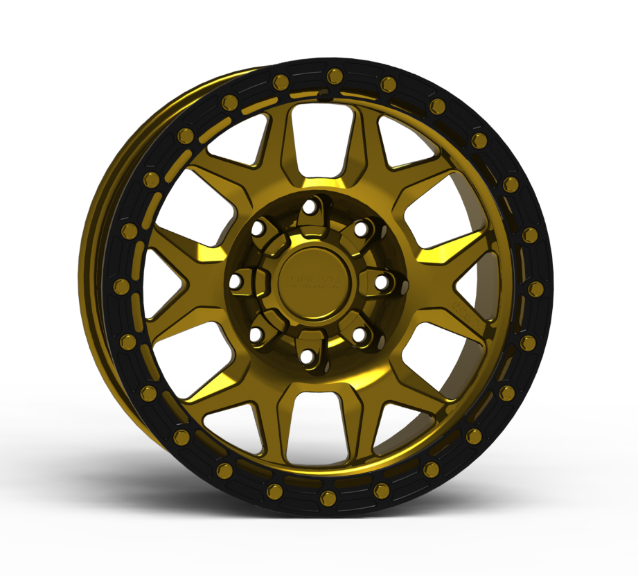 G700 Simulated Beadlock Wheel 17x8.5" 8 Lug - Standard Ring