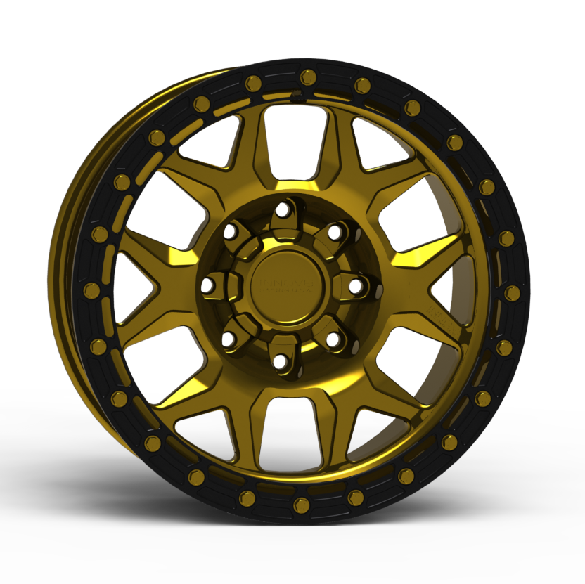 G700 Simulated Beadlock Wheel 17x8.5" 8 Lug - TechLite Ring