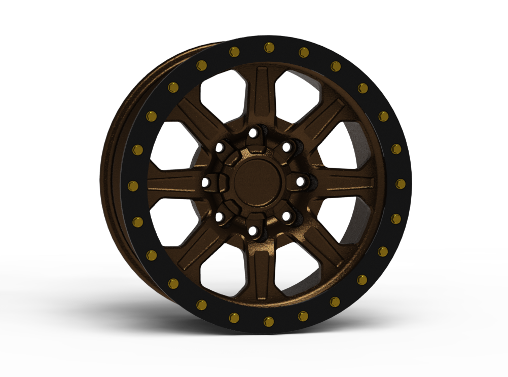 G500 Simulated Beadlock Wheel 18x9.0" 8 Lug - Standard Ring