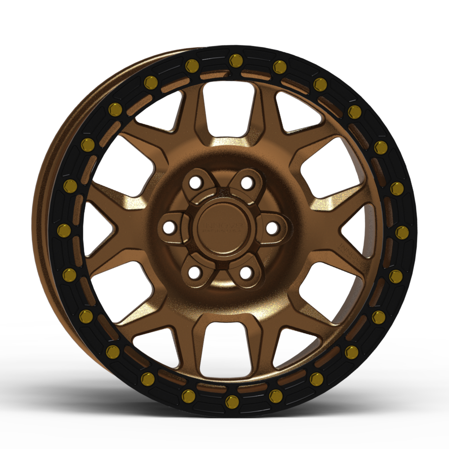 G700 Simulated Beadlock Wheel 17x8.5" 5 & 6 Lug - Standard Ring