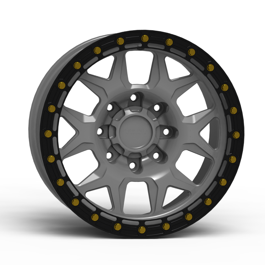 G700 Simulated Beadlock Wheel 17x8.5" 8 Lug - Standard Ring