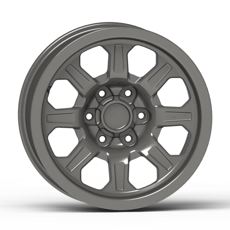 G500 Smooth Lip Wheel 17x8.5" 5 & 6 Lug Front View