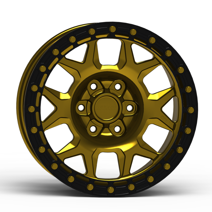 G700 Simulated Beadlock Wheel 18x9.0" 5 & 6 Lug - TechLite Ring