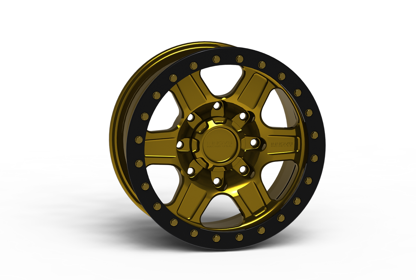 G400 Simulated Beadlock Wheel 17x8.5" 8 Lug - TechLite Ring