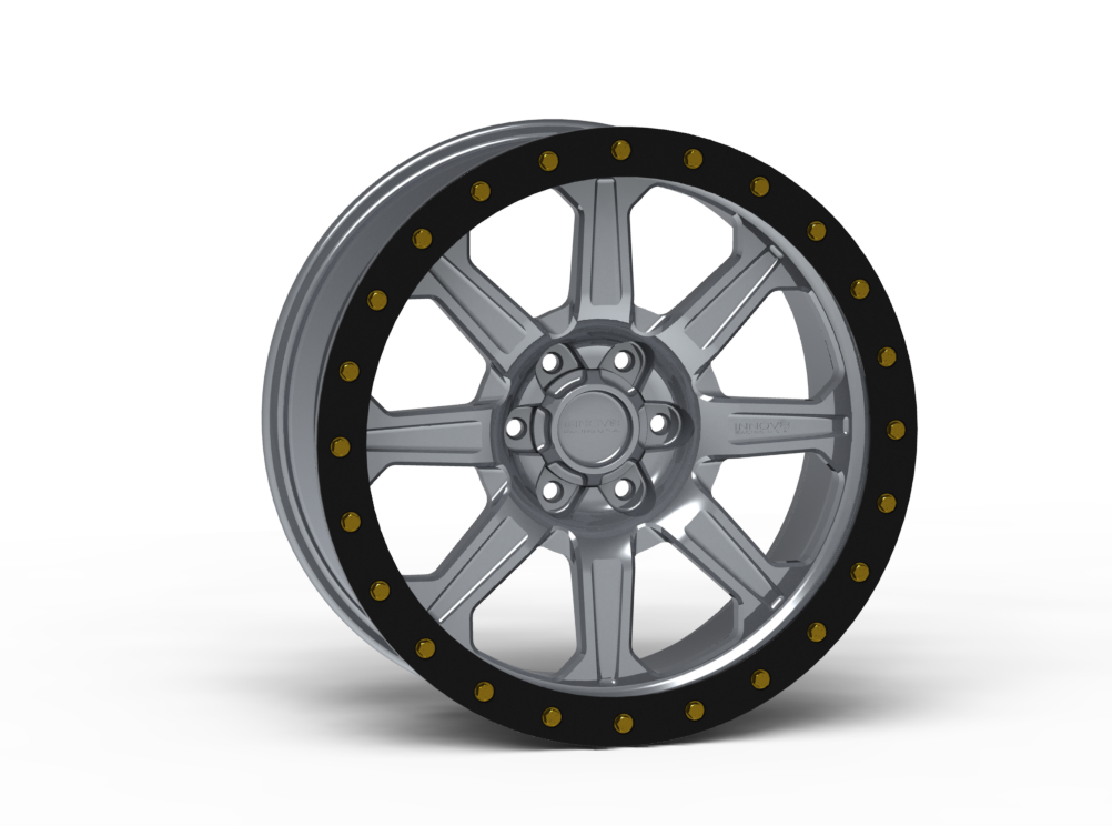 G500 Simulated Beadlock Wheel 17x8.5" 5 & 6 Lug - Standard Ring