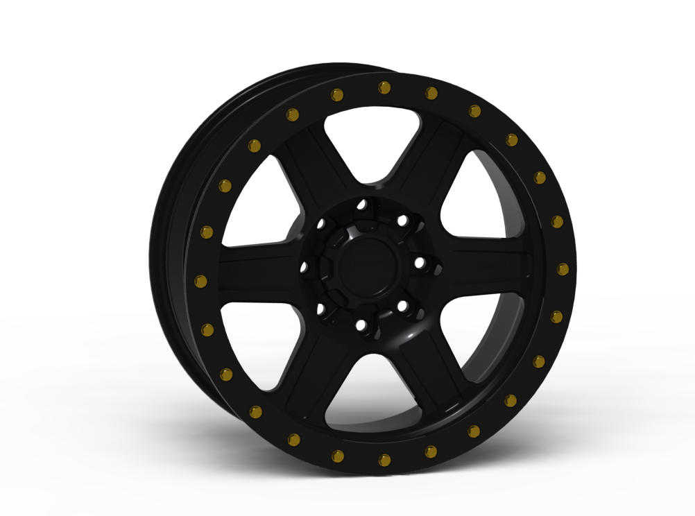 G400 Simulated Beadlock Wheel 20x9.0" 8 Lug - Standard Ring