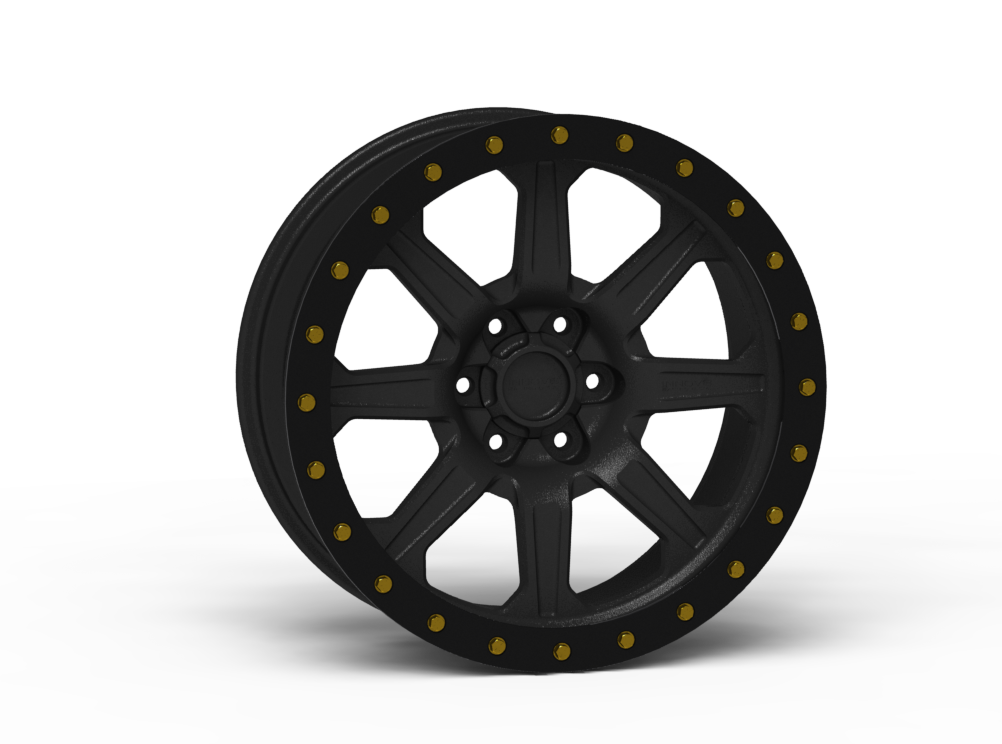 G500 Simulated Beadlock Wheel 20x9.0" 5 & 6 Lug - TechLite Ring