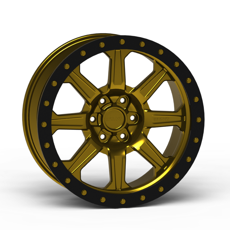 G500 Simulated Beadlock Wheel 20x9.0" 5 & 6 Lug - Standard Ring Front View