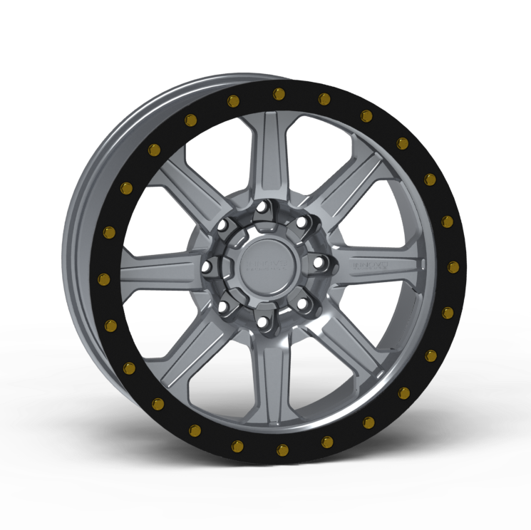 G500 Simulated Beadlock Wheel 20x9.0" 8 Lug - Standard Ring Front View