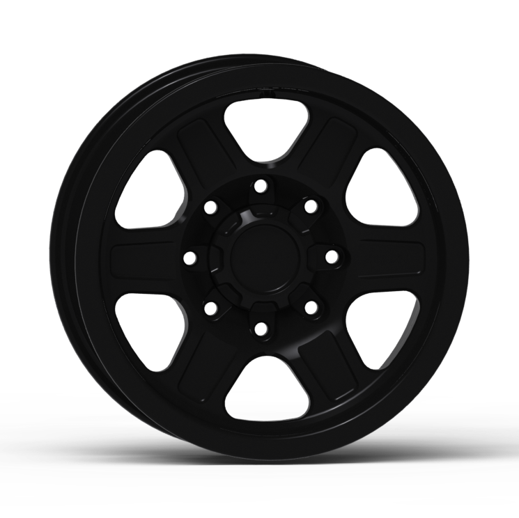 G400 Smooth Lip Wheel 18x9.0" 8 Lug Front View