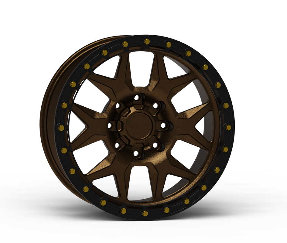 G700 Simulated Beadlock Wheel 20x10.0" 8 Lug - Standard Ring