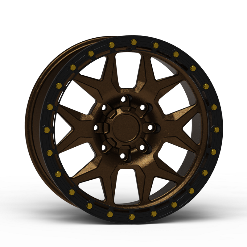 G700 Simulated Beadlock Wheel 20x9.0" 8 Lug - TechLite Ring