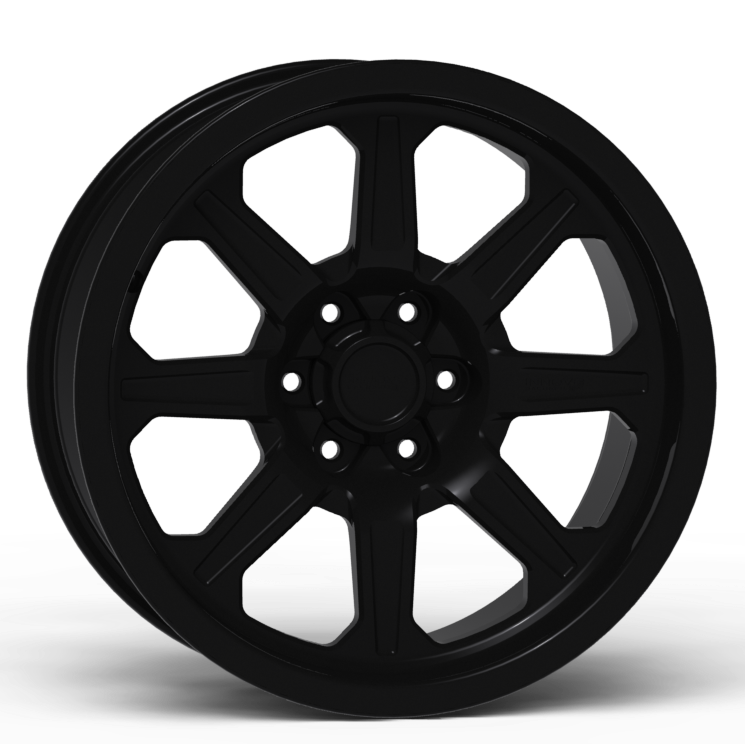 G500 Smooth Lip Wheel 20x9.0" 5 & 6 Lug Front View