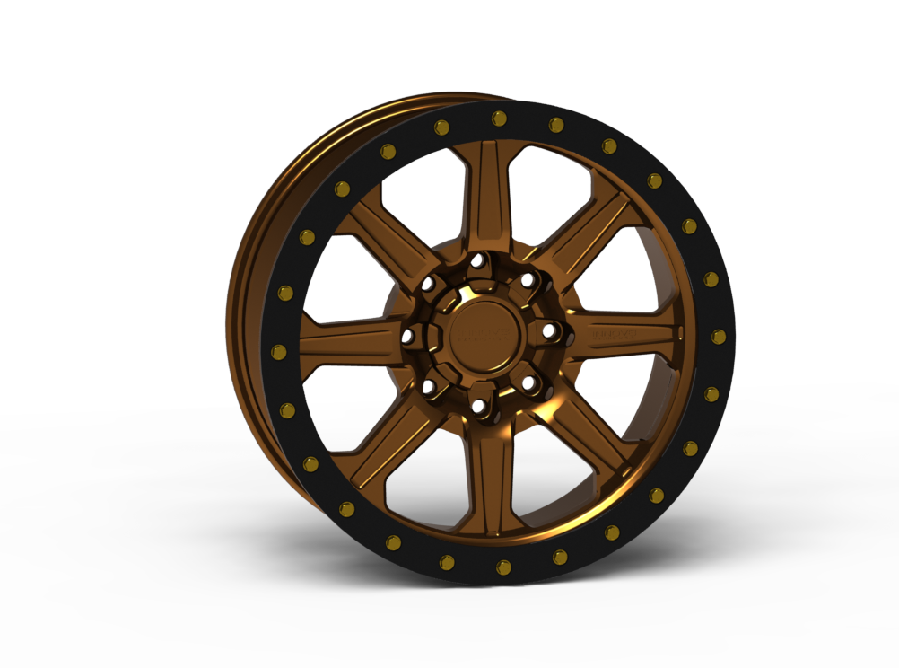 G500 Simulated Beadlock Wheel 20x10.0" 8 Lug - TechLite Ring