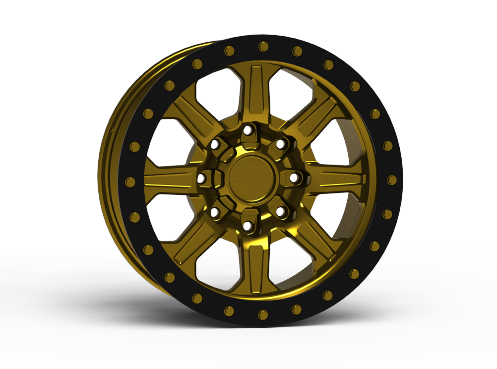 G500 Simulated Beadlock Wheel 18x9.0" 8 Lug - Standard Ring