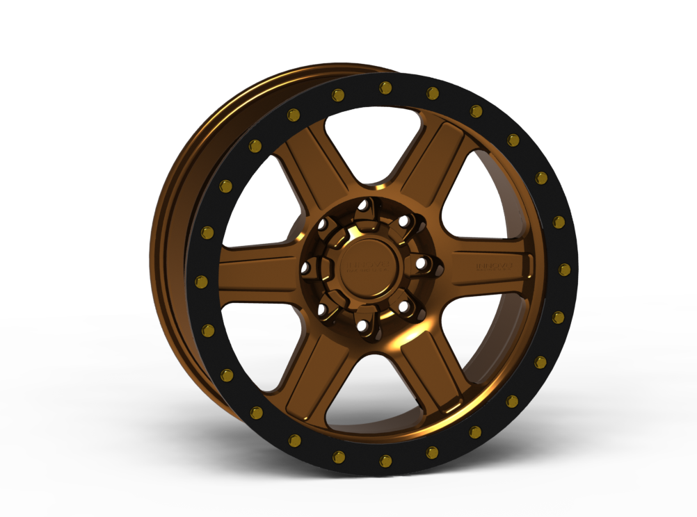 G400 Simulated Beadlock Wheel 20x10.0" 8 Lug - TechLite Ring