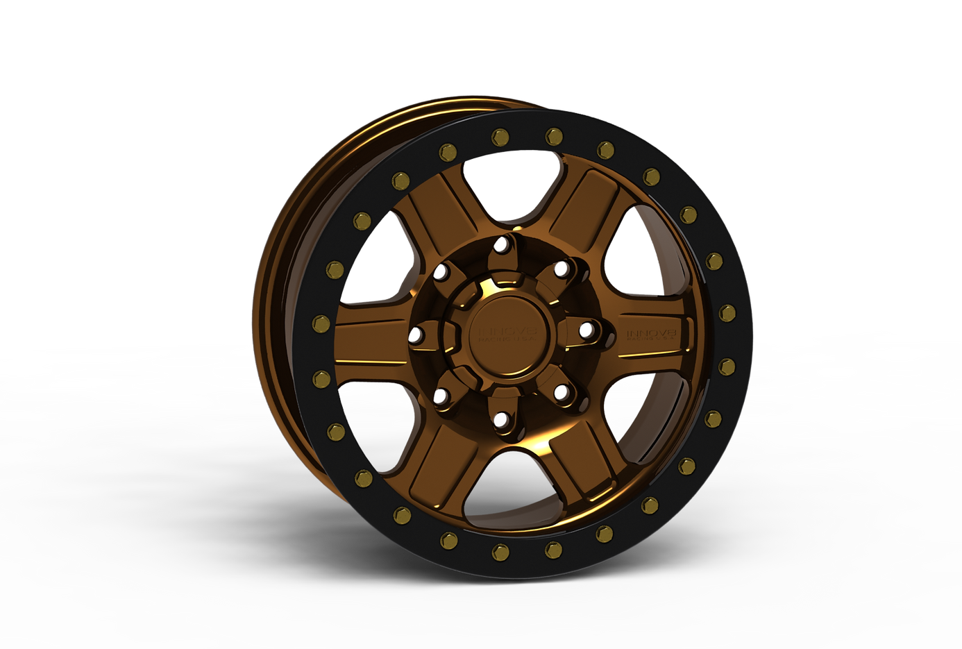 G400 Simulated Beadlock Wheel 17x8.5" 8 Lug - Standard Ring