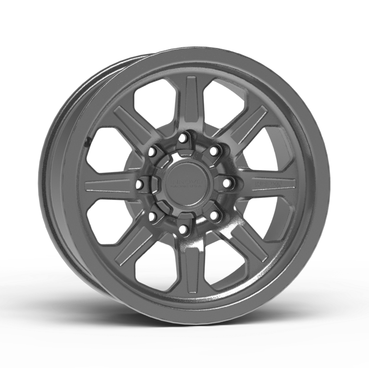 G500 Smooth Lip Wheel 18x9.0" 8 Lug Front View