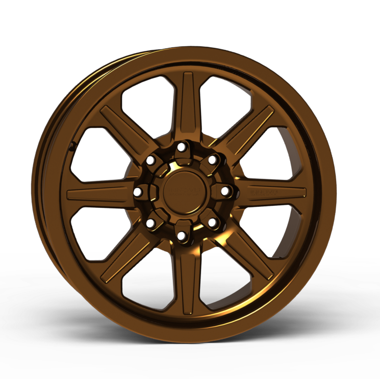 G500 Smooth Lip Wheel 20x9.0" 8 Lug Front View