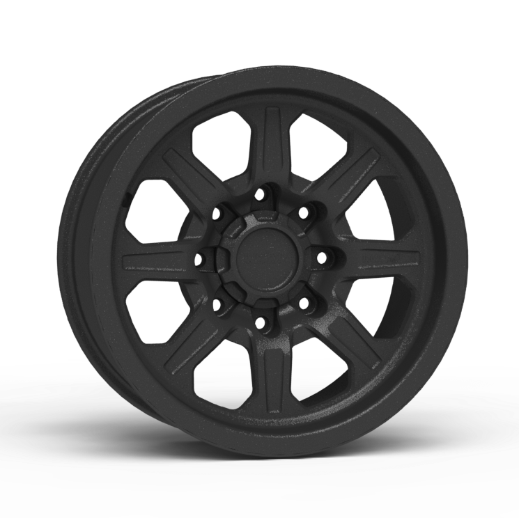 G500 Smooth Lip Wheel 18x9.0" 8 Lug Front View