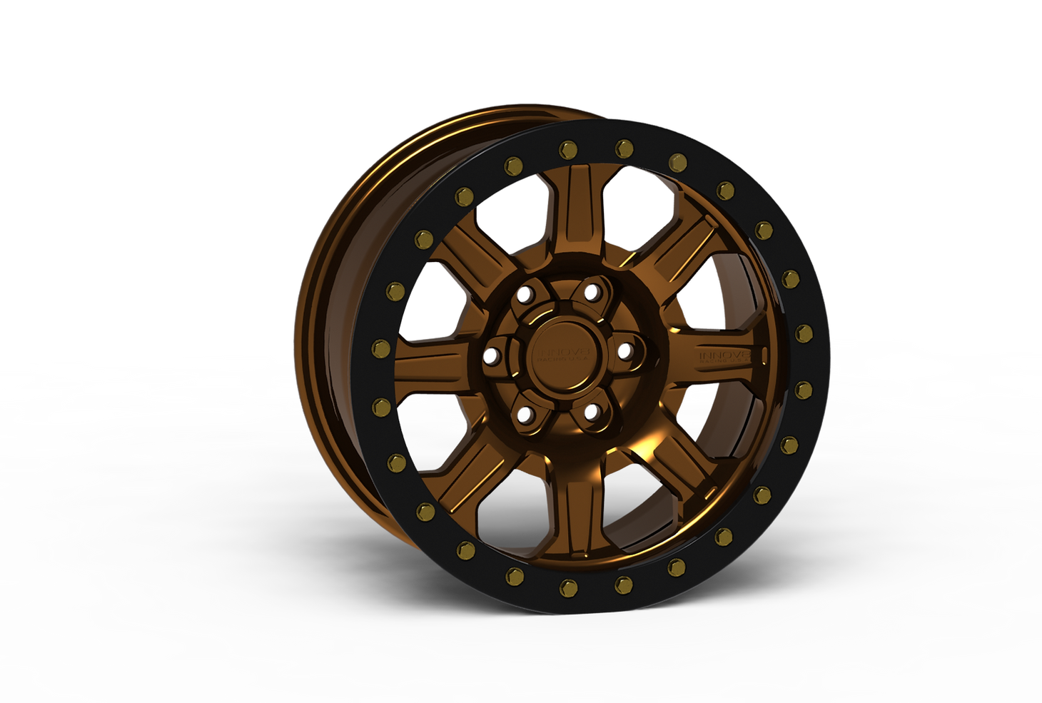 G500 Simulated Beadlock Wheel 18x9.0" 5 & 6 Lug - TechLite Ring