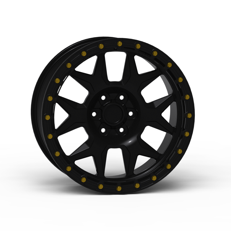 G700 Simulated Beadlock Wheel 20x9.0" 5 & 6 Lug - TechLite Ring