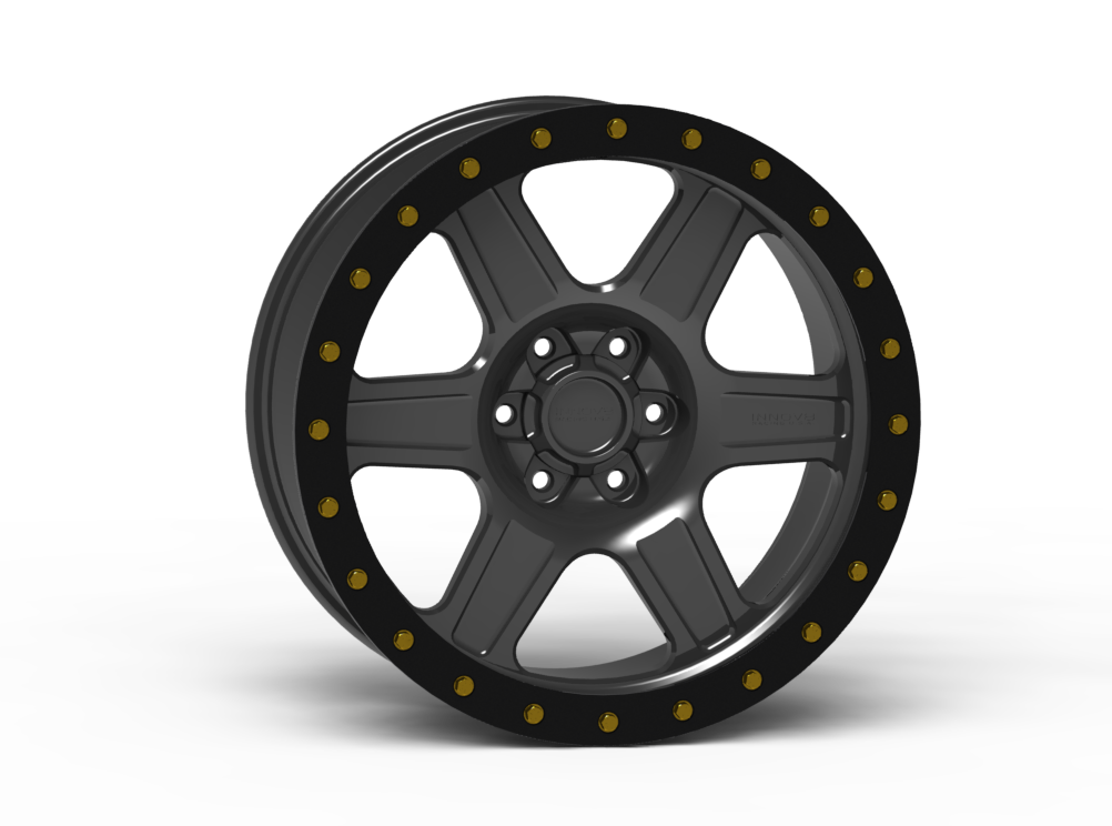 G400 Simulated Beadlock Wheel 18x9.0" 5 & 6 Lug - Standard Ring