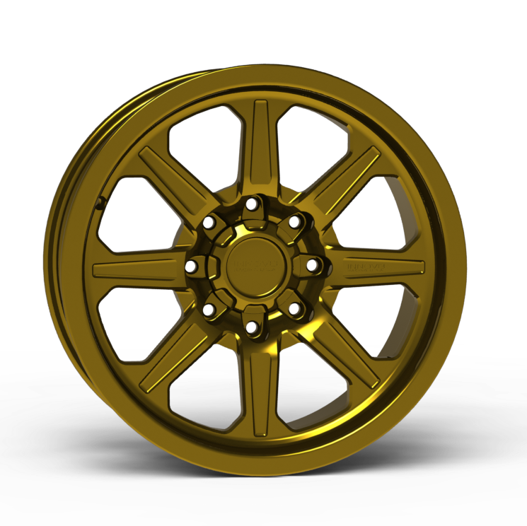 G500 Smooth Lip Wheel 20x9.0" 8 Lug Front View