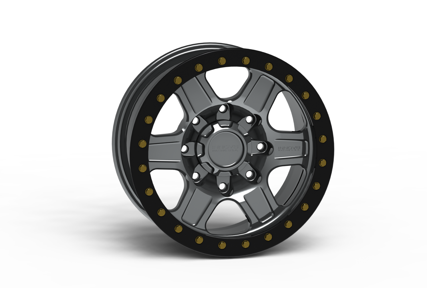 G400 Simulated Beadlock Wheel 17x8.5" 8 Lug - Standard Ring