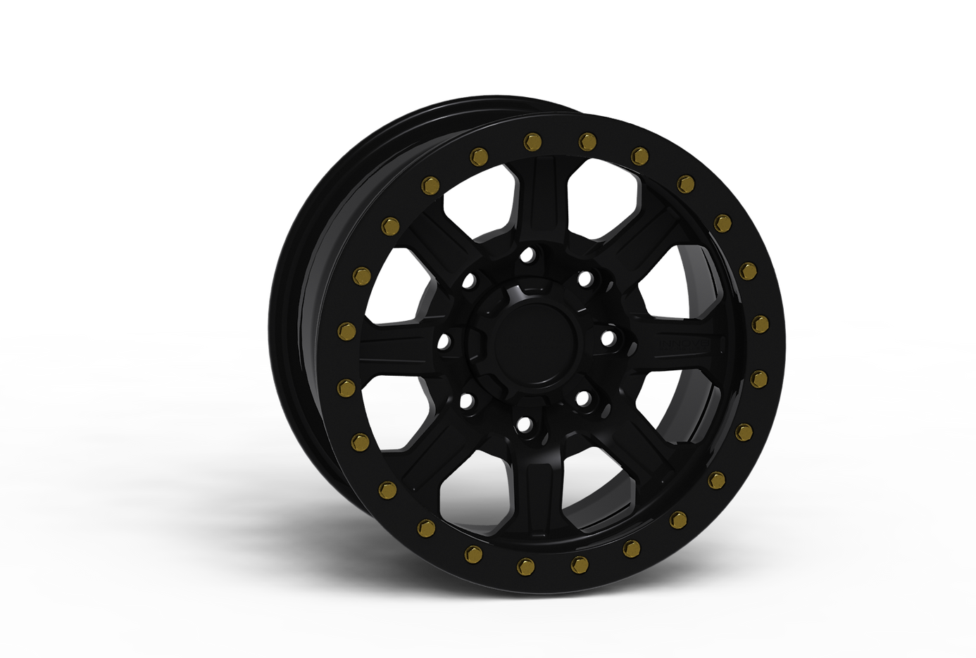 G500 Simulated Beadlock Wheel 17x8.5" 8 Lug - TechLite Ring