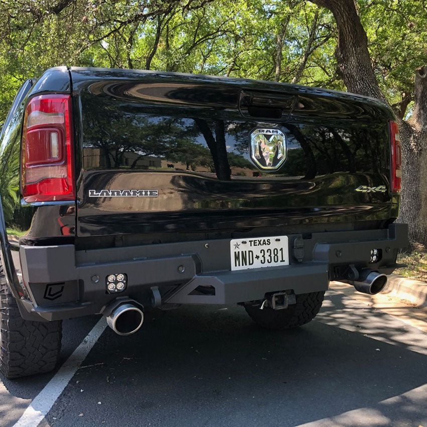 2019-2022 RAM 1500 OCTANE REAR BUMPER Front View
