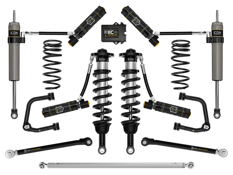 ICON 2025-2026 Toyota 4Runner 2WD, 1.25-3" Lift, Stage 13 Suspension System, Tubular