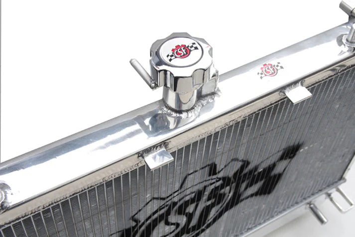 10-11 Chevy Camaro V8 (AT & MT) High-Performance All-Aluminum Radiator Top View