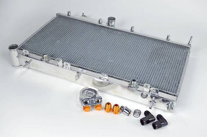 08-14 Subaru WRX & STI w/ built-in Oil Cooler All-Aluminum Radiator Front View