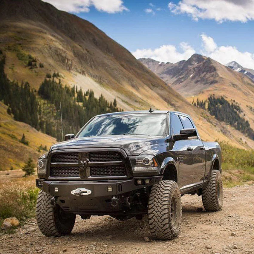 2010-2018 RAM 2500/3500 OCTANE SERIES FRONT WINCH BUMPER Front View