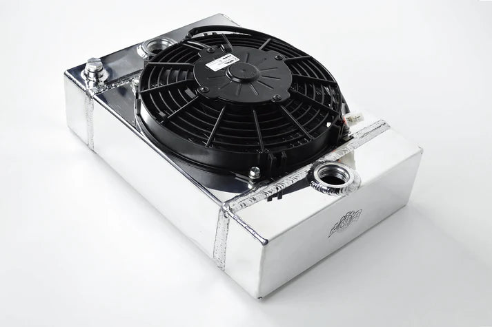 The KING Cooler - Ultimate Drag Race Radiator w/ SPAL Fan & Mounting Kit