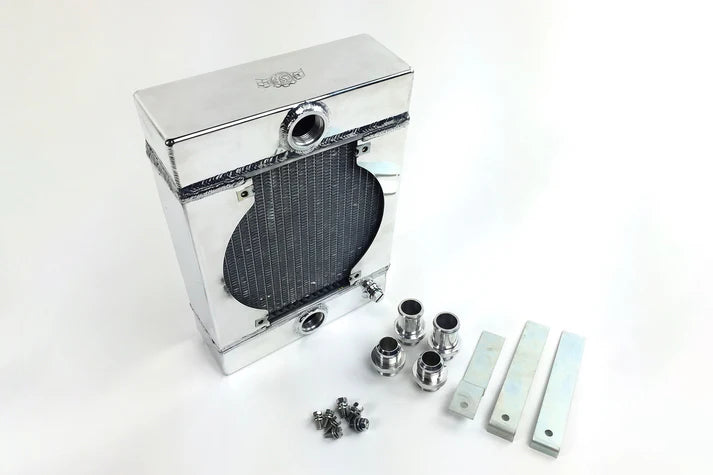 The KING Cooler - Ultimate Drag Race Radiator w/ SPAL Fan & Mounting Kit