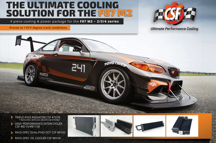 BMW F87 M2 (N55 DCT) Race-Spec Dual-Pass Transmission Cooler