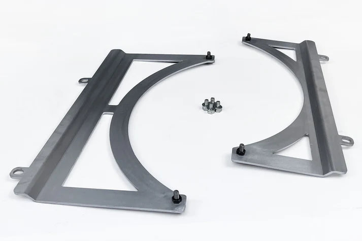 Mercedes 190E 2.3-16/2.5-16 Aluminum High-Performance Radiator Front View