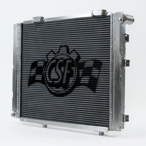 Mercedes 190E 2.3-16/2.5-16 Aluminum High-Performance Radiator Front View