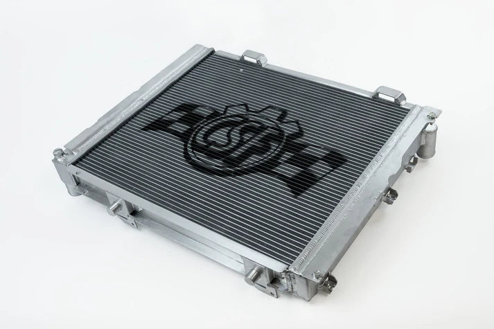 Mercedes 190E 2.3-16/2.5-16 Aluminum High-Performance Radiator Front View