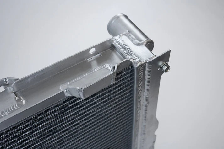 Mercedes 190E 2.3-16/2.5-16 Aluminum High-Performance Radiator Front View