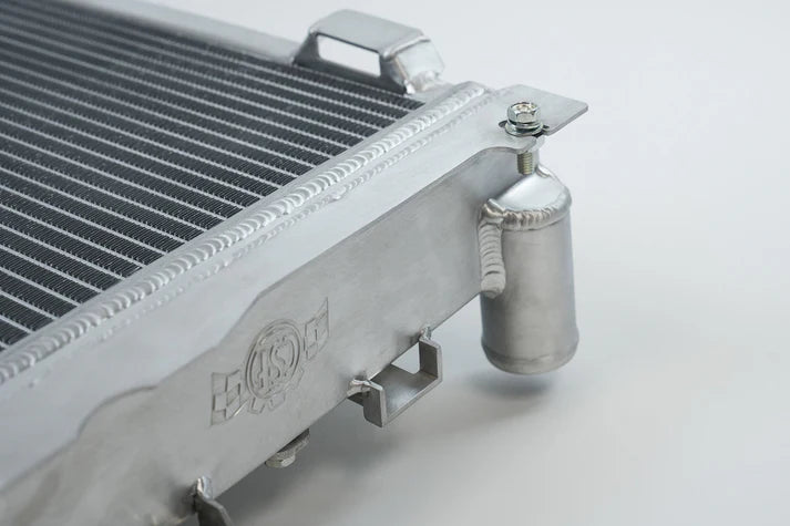 Mercedes 190E 2.3-16/2.5-16 Aluminum High-Performance Radiator Front View