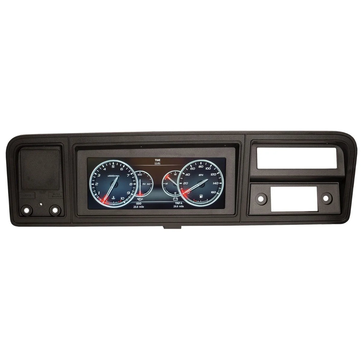 Invision LCD Direct-Fit Digital Dash Kit Close-up Display