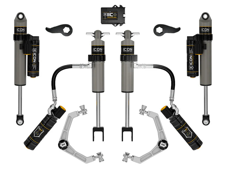 ICON 2020-2026 Chevrolet Silverado/GMC Sierra 2500/3500 HD, 2-3.5" Lift, Stage 5 Suspension System, Billet