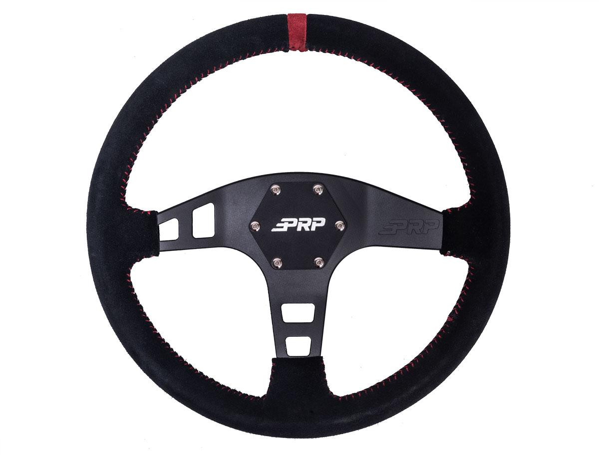 PRP Flat Suede Steering Wheel