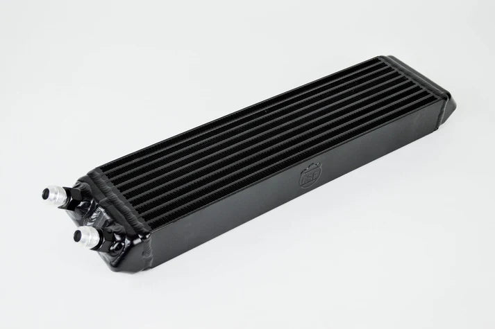 Universal Dual-Pass internal/external Oil Cooler - 22.0in L x 5.0in H x 2.25in W Front View